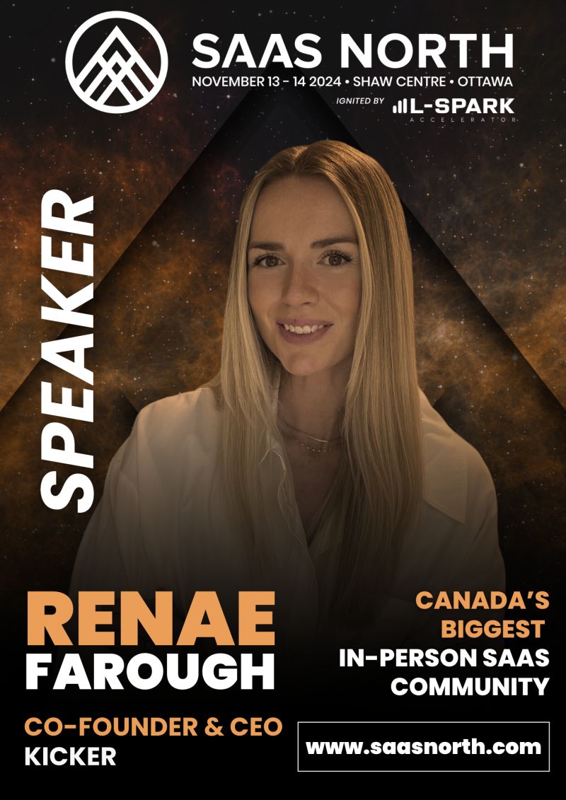 SaaS North promotion with Renae Farough